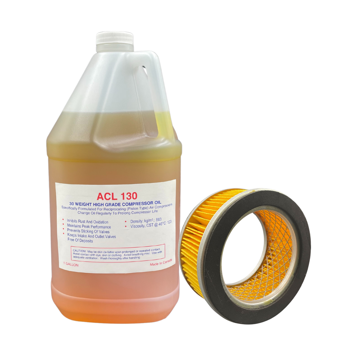Airtek maintenance kit: compressor oil and filter element