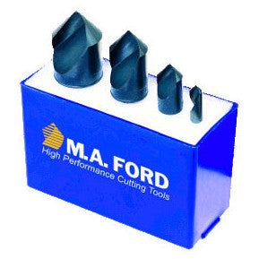 100D Carbide 1 Flute Countersinks Set - Airtek