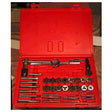 40 Piece Tap and Die Set & Machine Screw / Fractional NC-NF Set with Hex Dies - Airtek