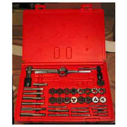 14 Piece Tap and Die Set & Fractional NF Set with Hex Dies - Airtek