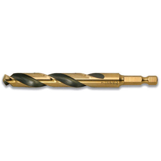 1/4" x 4-1/4" 1/4" Shank - Ultra Bor Super Premium - Type QR-UB Drills - Reduced Shank - Airtek